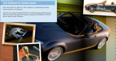 Mazda MX-5 screen