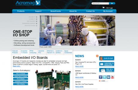 Acromag Website Development