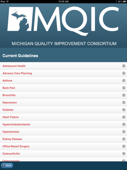 MQIC: Current Guidelines