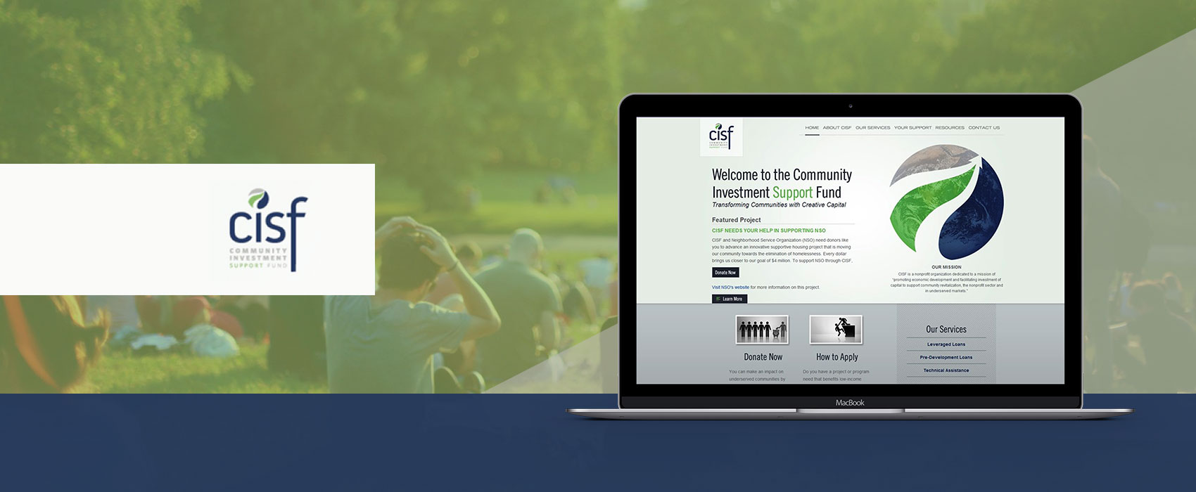 Community Investment Support Fund: Logo Design & Website - Media Genesis
